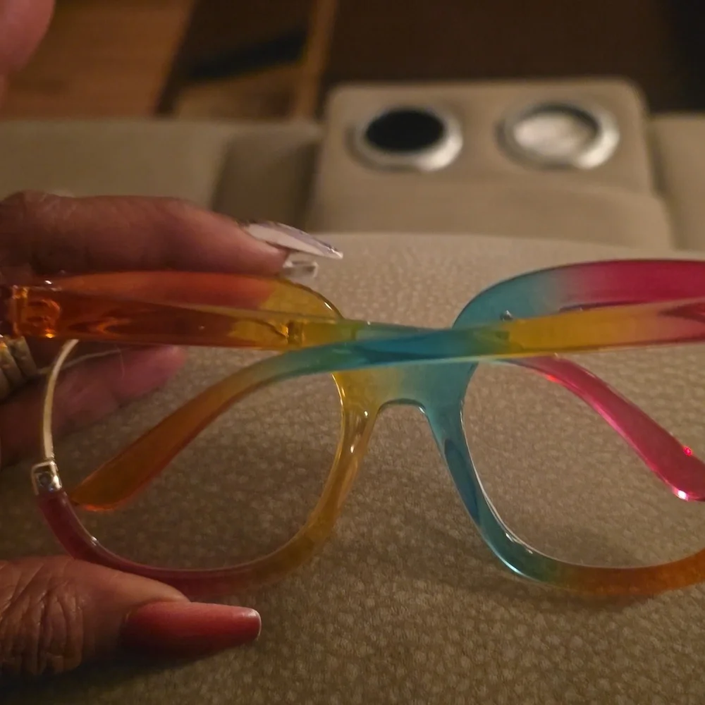 Colorful glasses(clear) - Picture 3 of 4